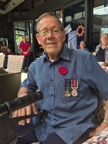 3. ANZAC Day service at Narangba aged care with Narangba Valley State High School